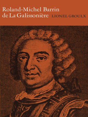cover image of Roland-Michel Barrin de La Galissoniere 1693-1756